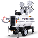 Tower Light Generator 4 x 1000 watt Tsuzumi LT 9 Model Trailer - Pelangi Teknik