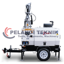 Tower Light Generator 4 x 1000 watt Tsuzumi LT 9 Model Trailer - Pelangi Teknik
