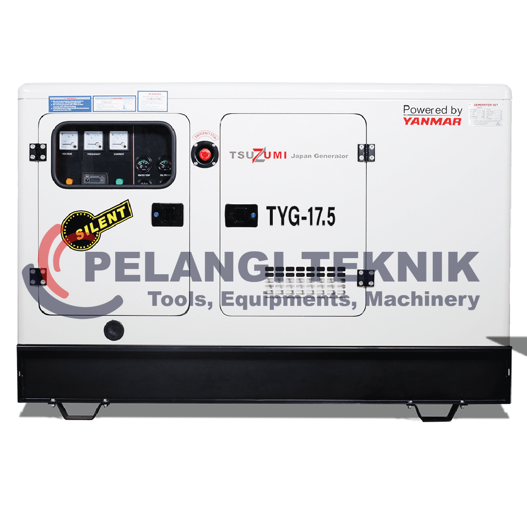 Genset Silent Diesel 17,5 kva Tsuzumi TYG17,5 kva - Pelangi Teknik