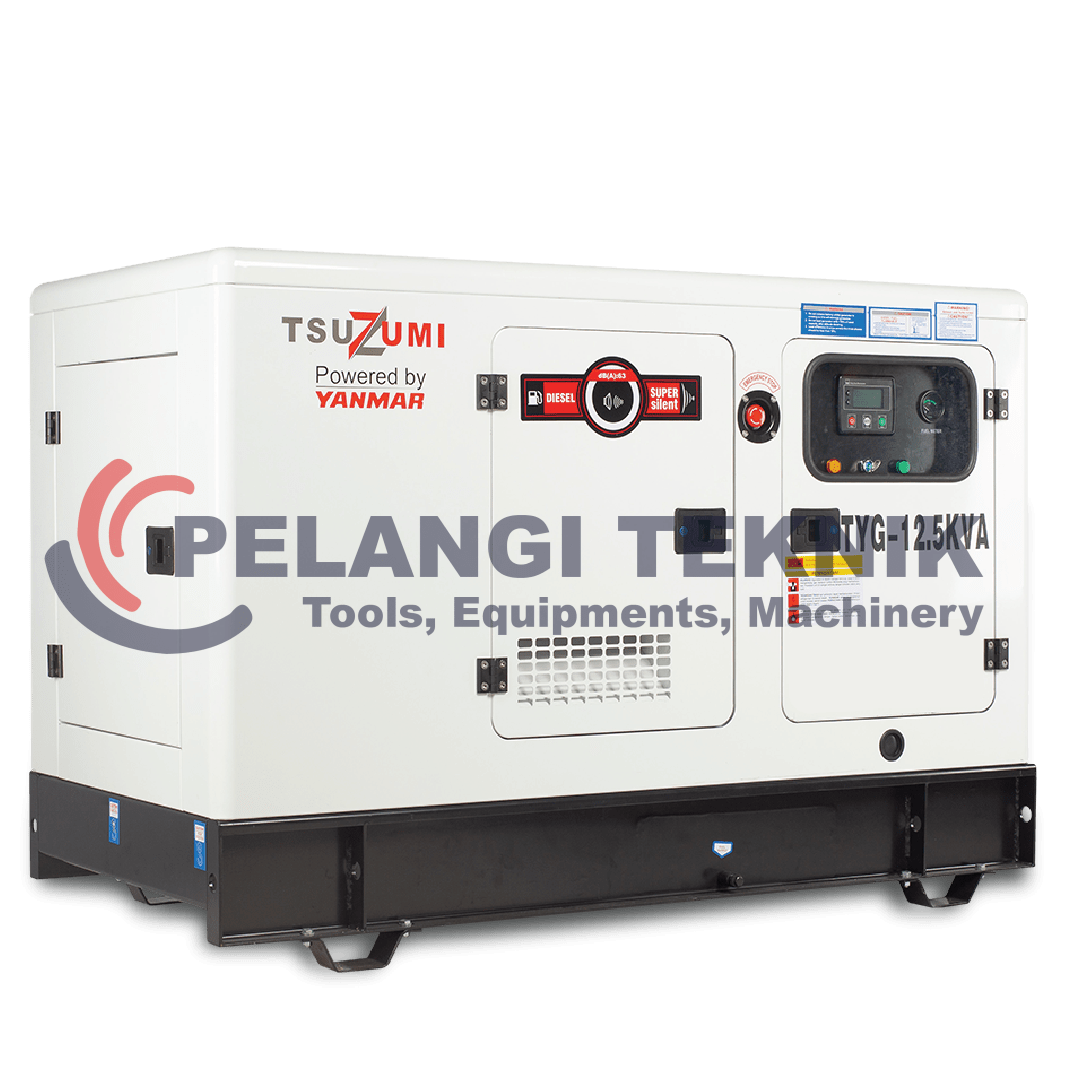 Genset Silent Diesel 17,5 kva Tsuzumi TYG17,5 kva - Pelangi Teknik