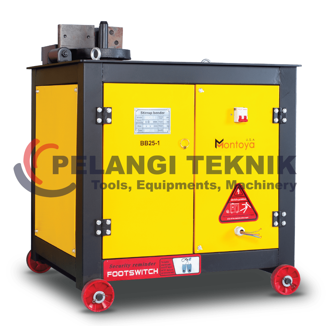 Mesin Bar Bending Besi Ulir 20 mm Montoya BB25-1  - Pelangi Teknik