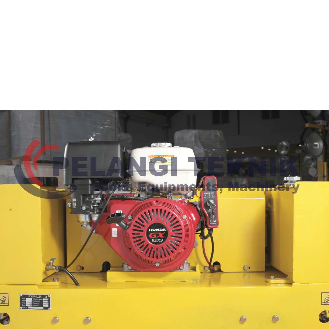 Baby Roller Double Drum Mesin Pemadat Aspal Engine Honda Tsuzumi TBR64-2 - Pelangi Teknik