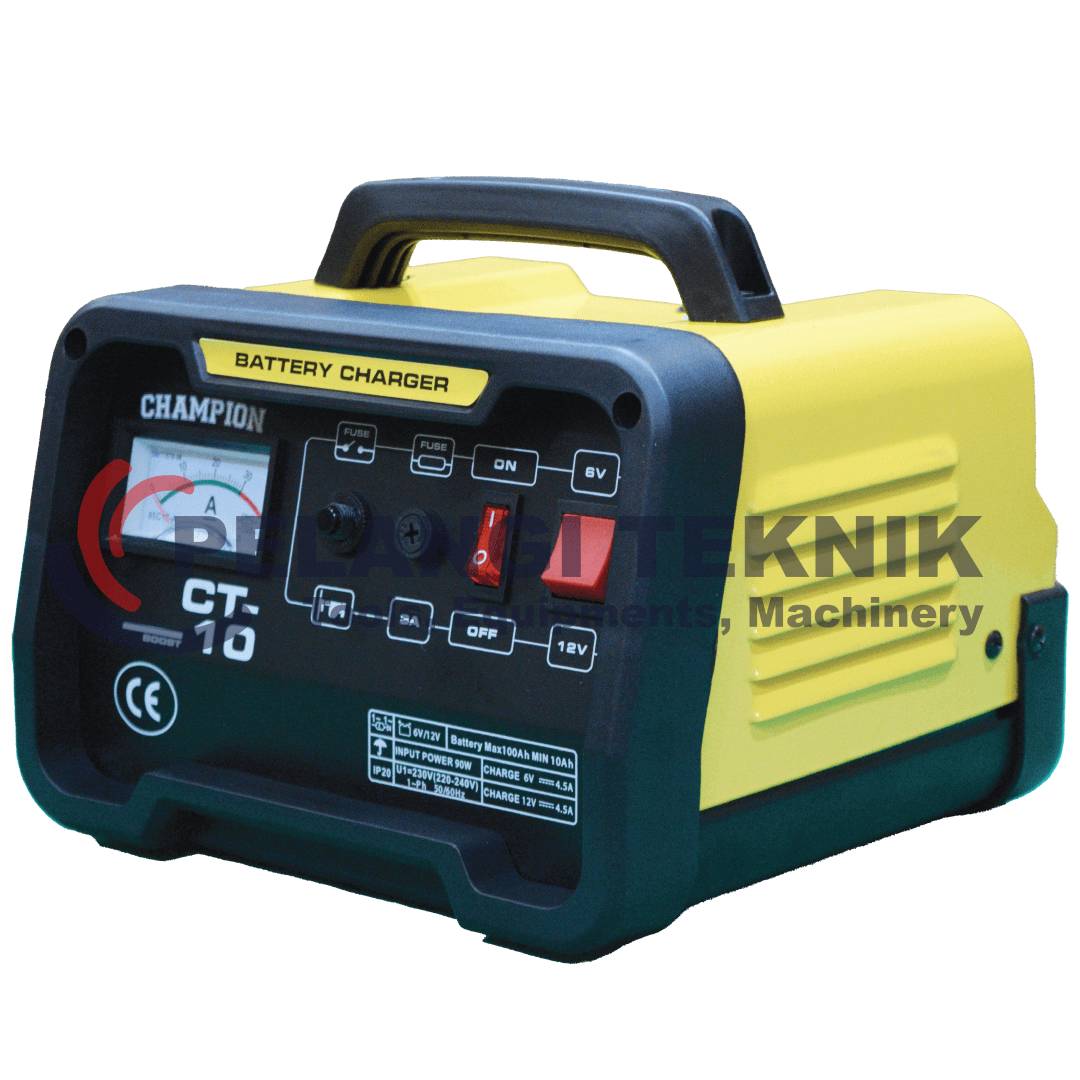 Charger Aki 10 Amper Champion CT 10A - Pelangi Teknik