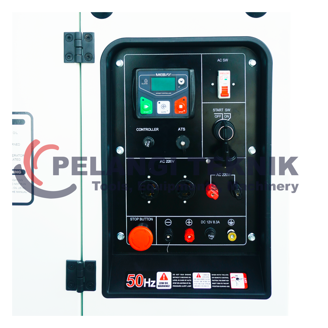 Genset Silent Diesel 12 Kva 1 Phase Tsuzumi TDG12000S - Pelangi Teknik