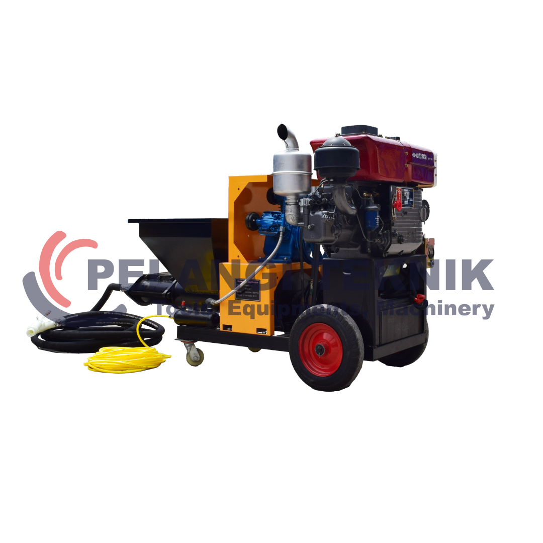 Mesin Plaster Tembok Mortar Sprayer Tsuzumi TMS-D - Pelangi Teknik