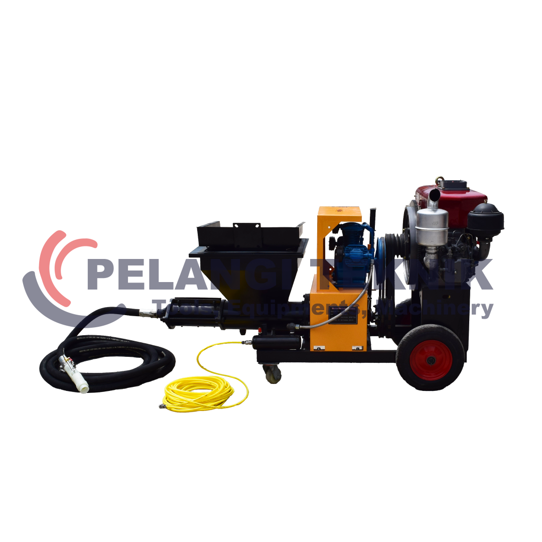 Mesin Plaster Tembok Mortar Sprayer Tsuzumi TMS-D - Pelangi Teknik