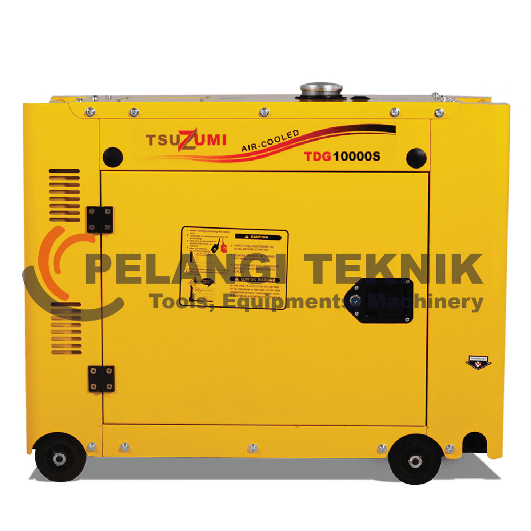 Genset Silent Diesel 7000 Watt 1 Phase Tsuzumi TDG 10000 S - Pelangi Teknik