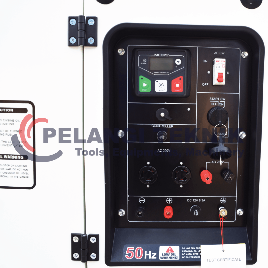 Genset Diesel Silent 10 Kva 8000 8500 watt 1 Phase Tsuzumi TDG 11000 S - Pelangi Teknik