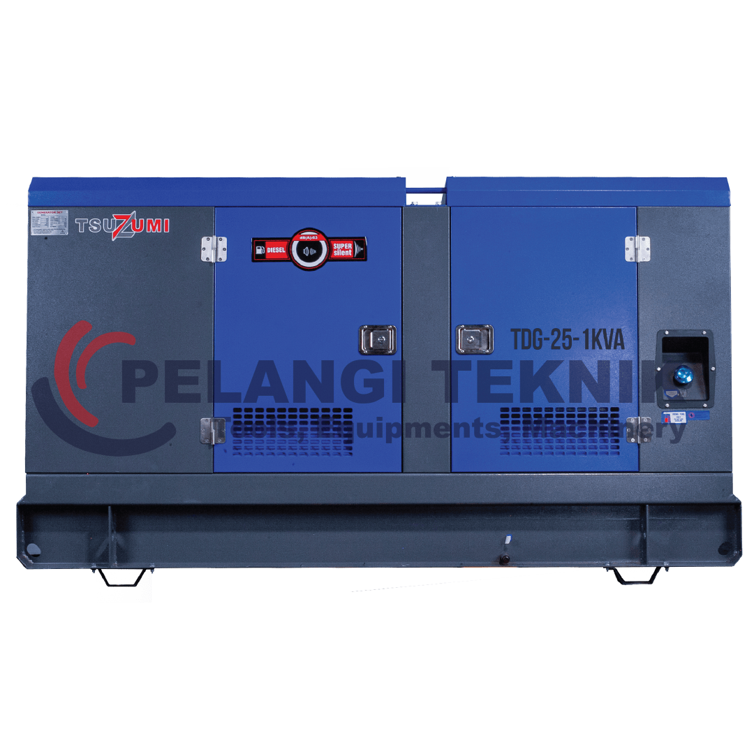 Genset 25 Kva 20 Kw 1 Phase Silent Diesel Tsuzumi TDG 25-1 - Pelangi Teknik