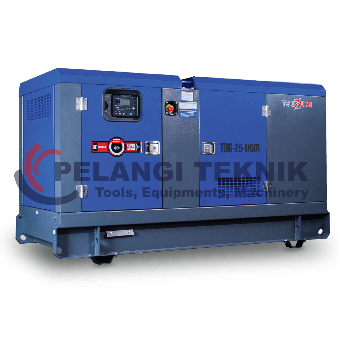 Genset 25 Kva 20 Kw 1 Phase Silent Diesel Tsuzumi TDG 25-1 - Pelangi Teknik