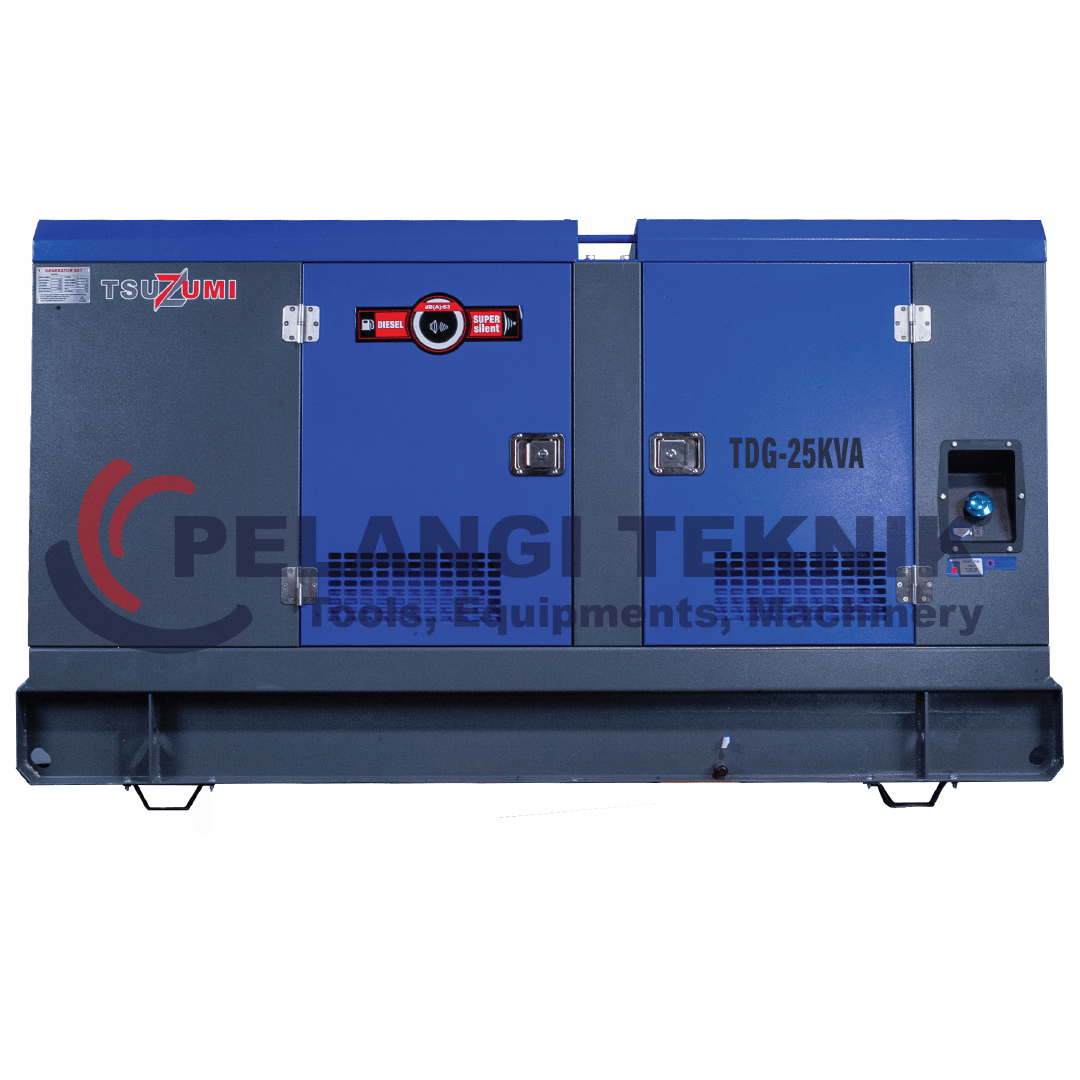 Genset Silent Diesel 25 kva 22 kw 3 Phase Tsuzumi TDG 25 kva Japan Technology - Pelangi Teknik