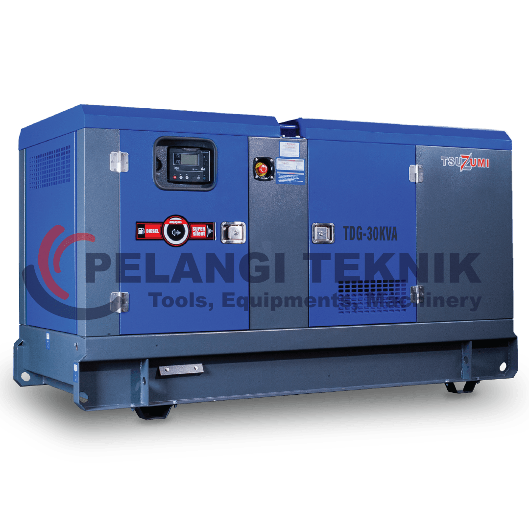 Genset Silent Diesel 30 Kva Tsuzumi TDG 30 Kva - Pelangi Teknik