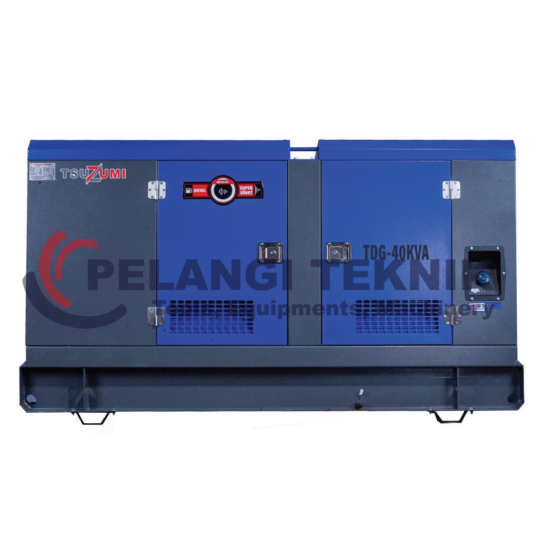 Genset 40 Kva Silent Diesel Tsuzumi TDG 40 Kva - Pelangi Teknik