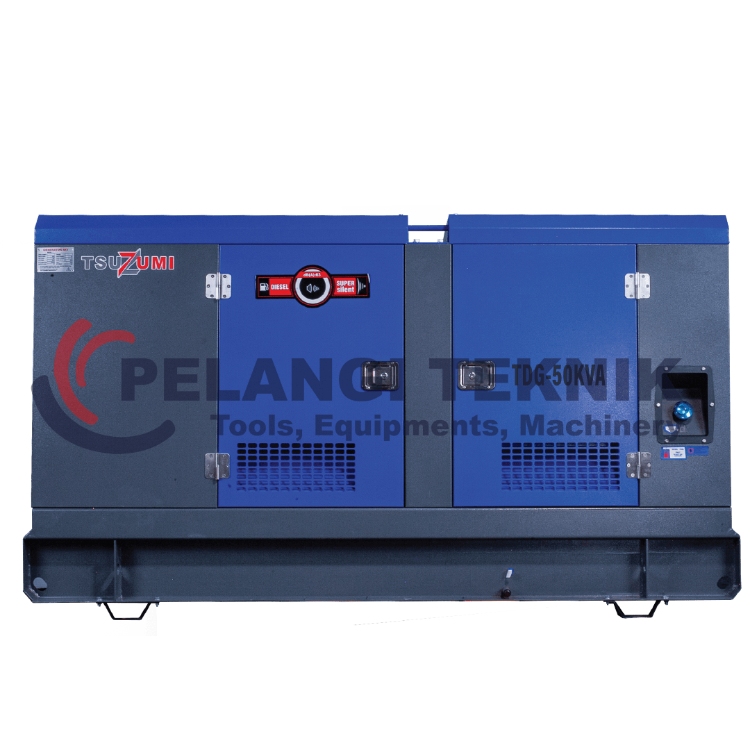Genset 50 kva 40000 watt Silent Diesel Tsuzumi TDG 50 Kva - Pelangi Teknik