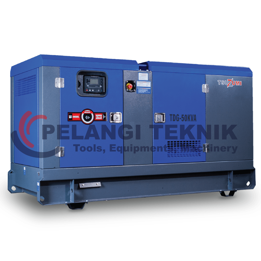 Genset 50 kva 40000 watt Silent Diesel Tsuzumi TDG 50 Kva - Pelangi Teknik