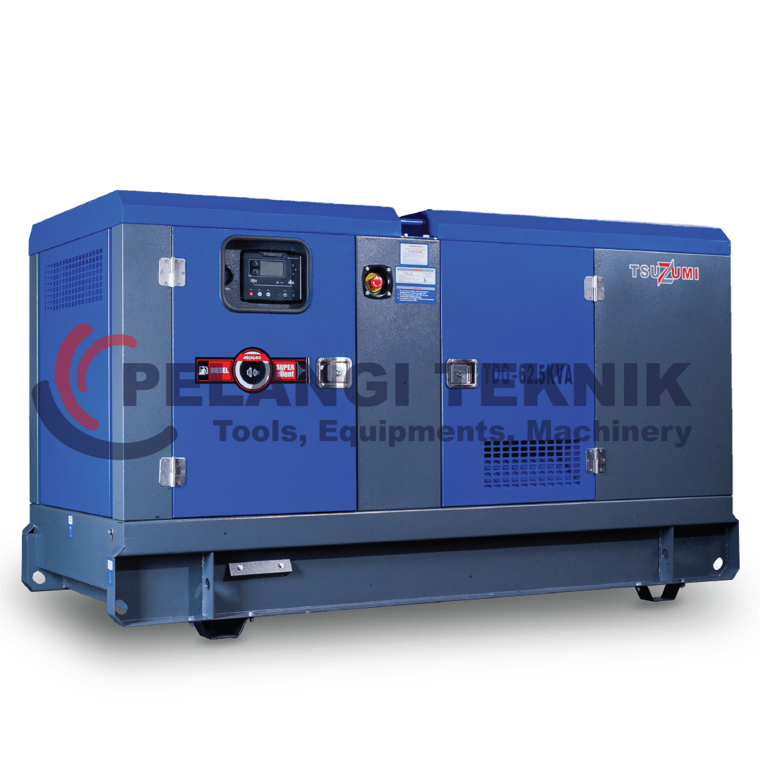 Genset 60 Kva 50 kw 3 Phase Silent Diesel Tsuzumi TDG 62,5 kva - Pelangi Teknik