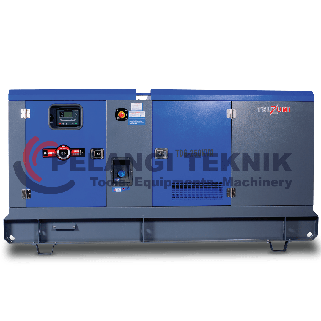 Genset 250 Kva 200 kw Silent Diesel Tsuzumi TDG 250 Kva - Pelangi Teknik