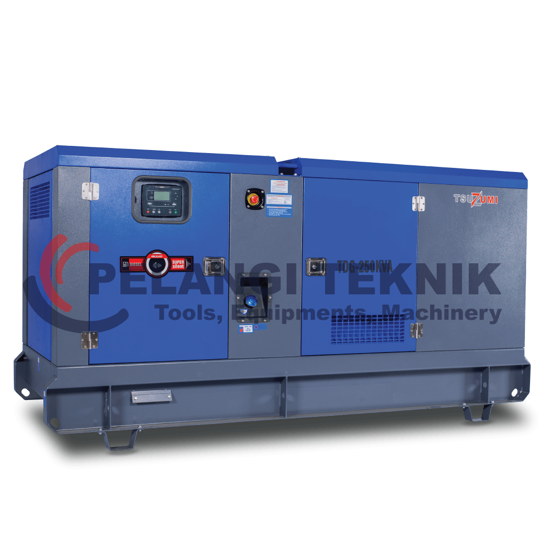 Genset 250 Kva 200 kw Silent Diesel Tsuzumi TDG 250 Kva - Pelangi Teknik