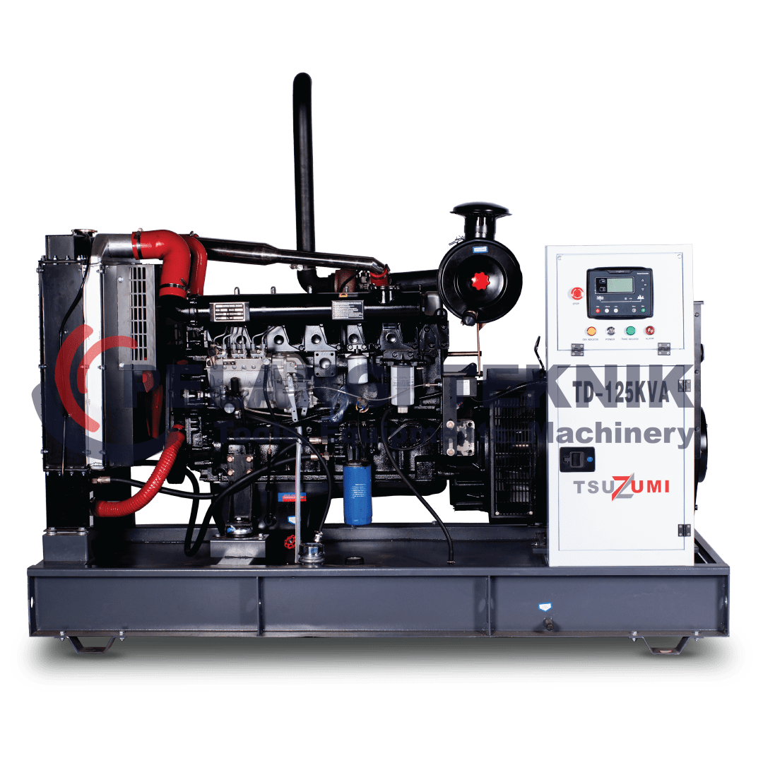 Genset 125 Kva 100 Kw Open Diesel Tsuzumi TD 125 Kva - Pelangi Teknik