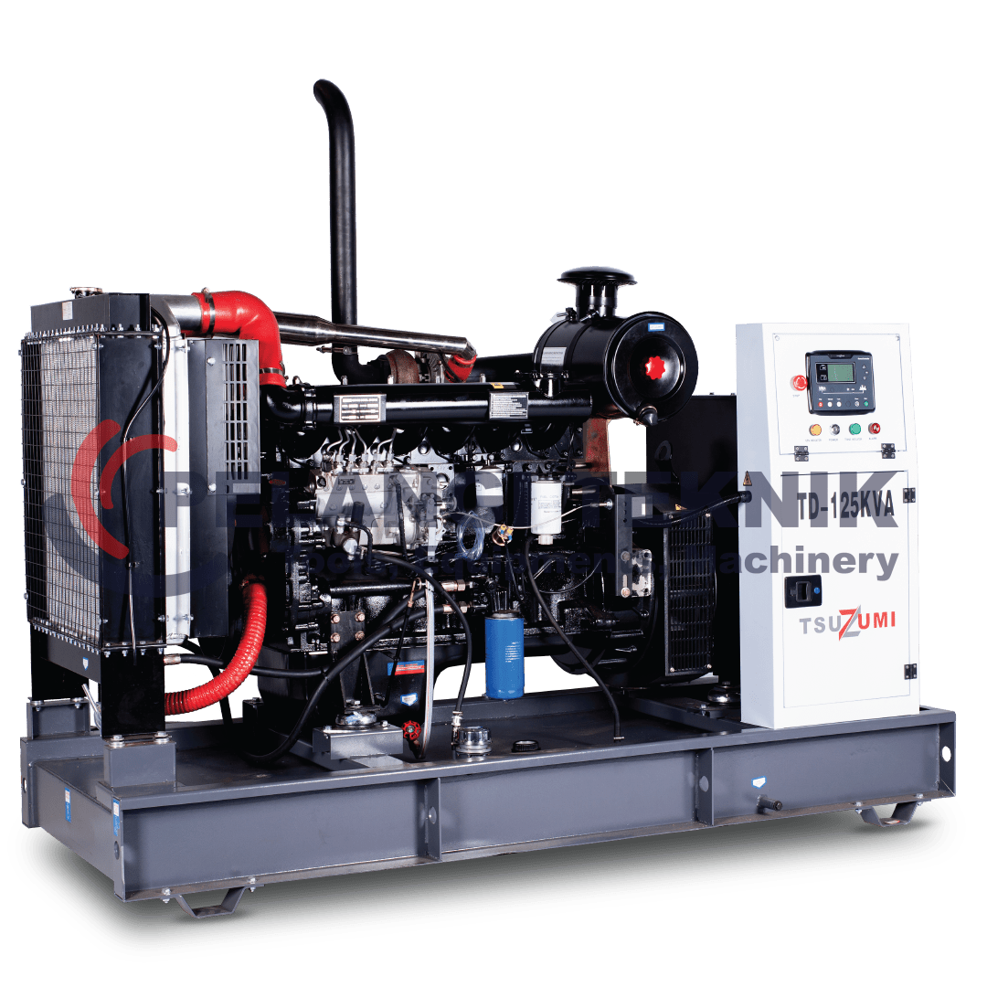 Genset 125 Kva 100 Kw Open Diesel Tsuzumi TD 125 Kva - Pelangi Teknik