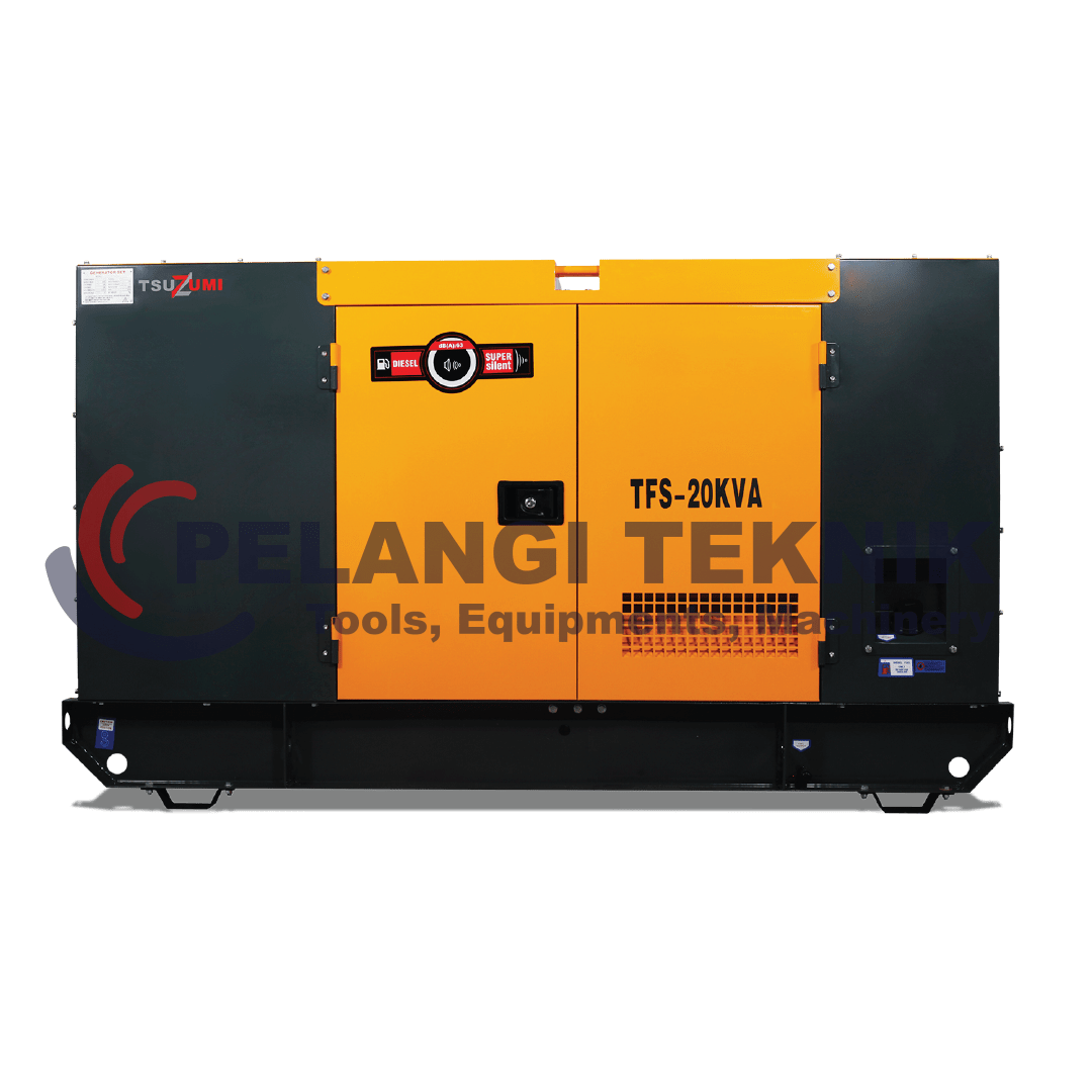 Genset 20 Kva 16 Kw Silent Diesel Tsuzumi TFS 20 Kva - Pelangi Teknik
