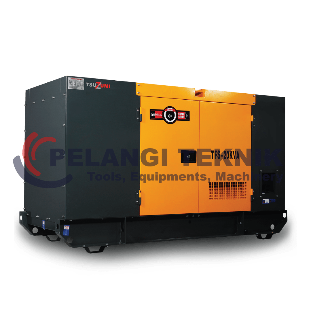 Genset 20 Kva 16 Kw Silent Diesel Tsuzumi TFS 20 Kva - Pelangi Teknik