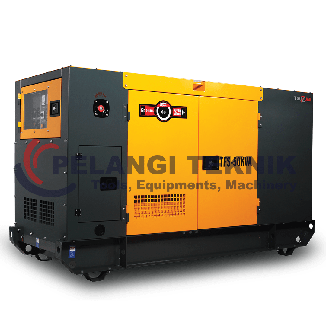 Genset 50 Kva 40 Kw Silent Diesel Tsuzumi TFS 50 Kva - Pelangi Teknik