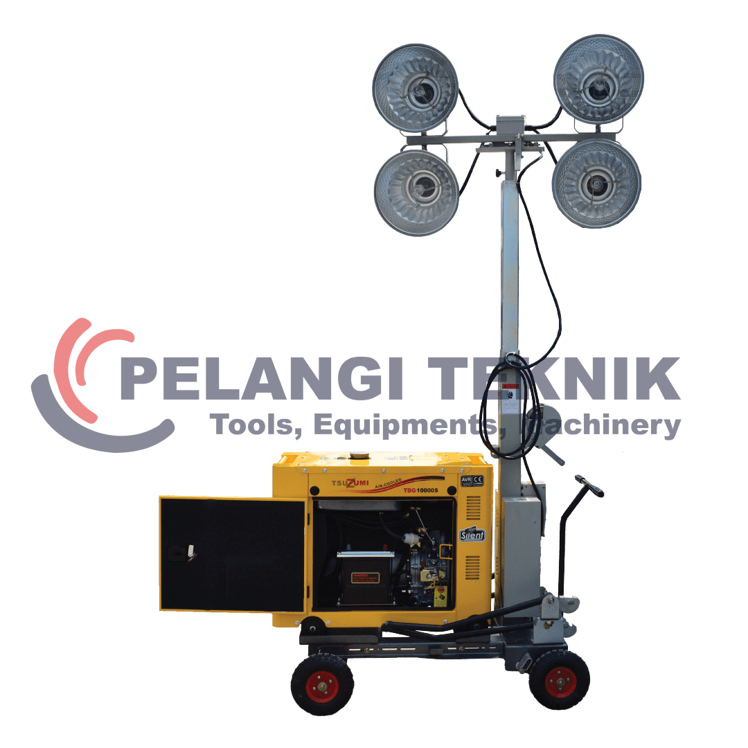Tower Light Genset 4 x 400 Tsuzumi LT 500 - Pelangi Teknik