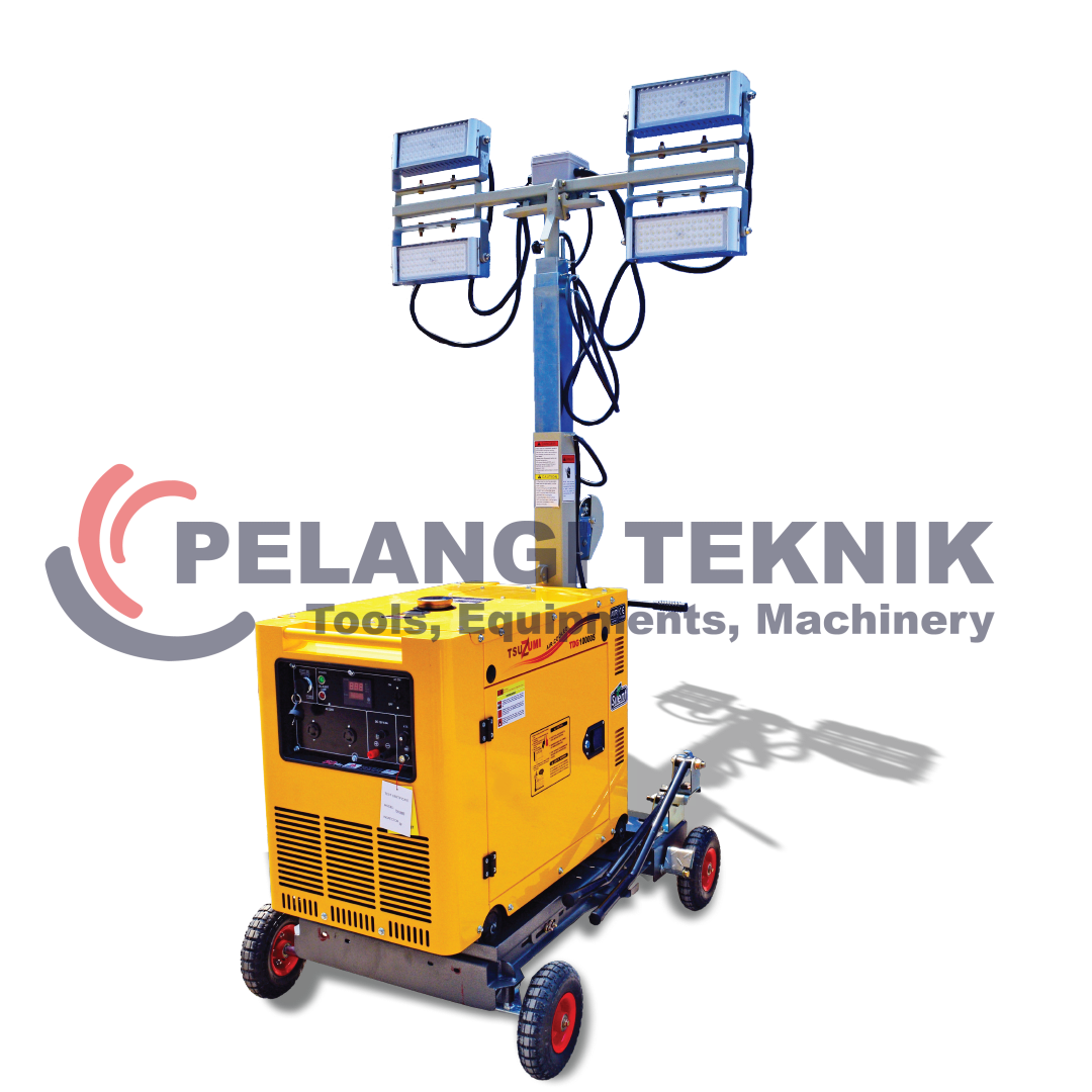 Genset Tower Light Led 4 x 400 Tsuzumi LT 500 Led - Pelangi Teknik