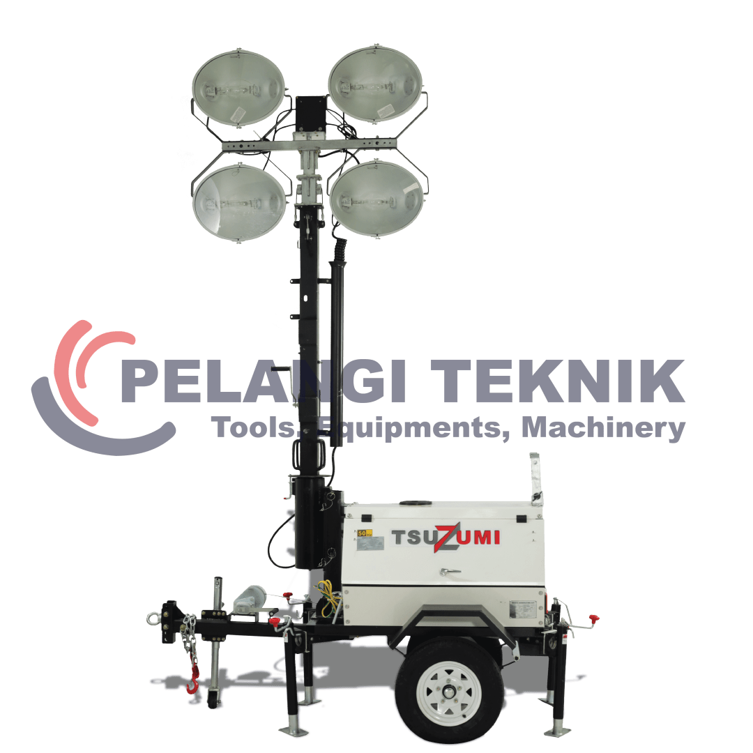 Tower Light Genset 4 x 1000 watt Tsuzumi LT 7 - Pelangi Teknik