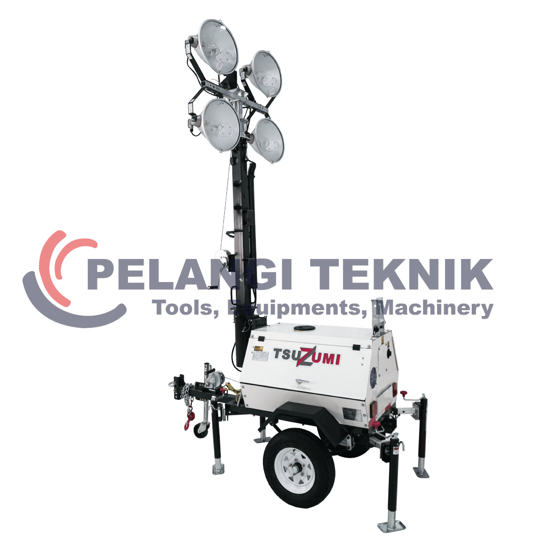 Tower Light Genset 4 x 1000 watt Tsuzumi LT 7 - Pelangi Teknik