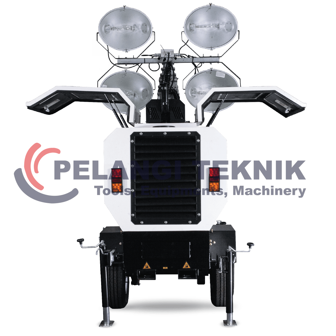 Tower Light Generator 4 x 1000 watt Tsuzumi LT 9 Model Trailer - Pelangi Teknik