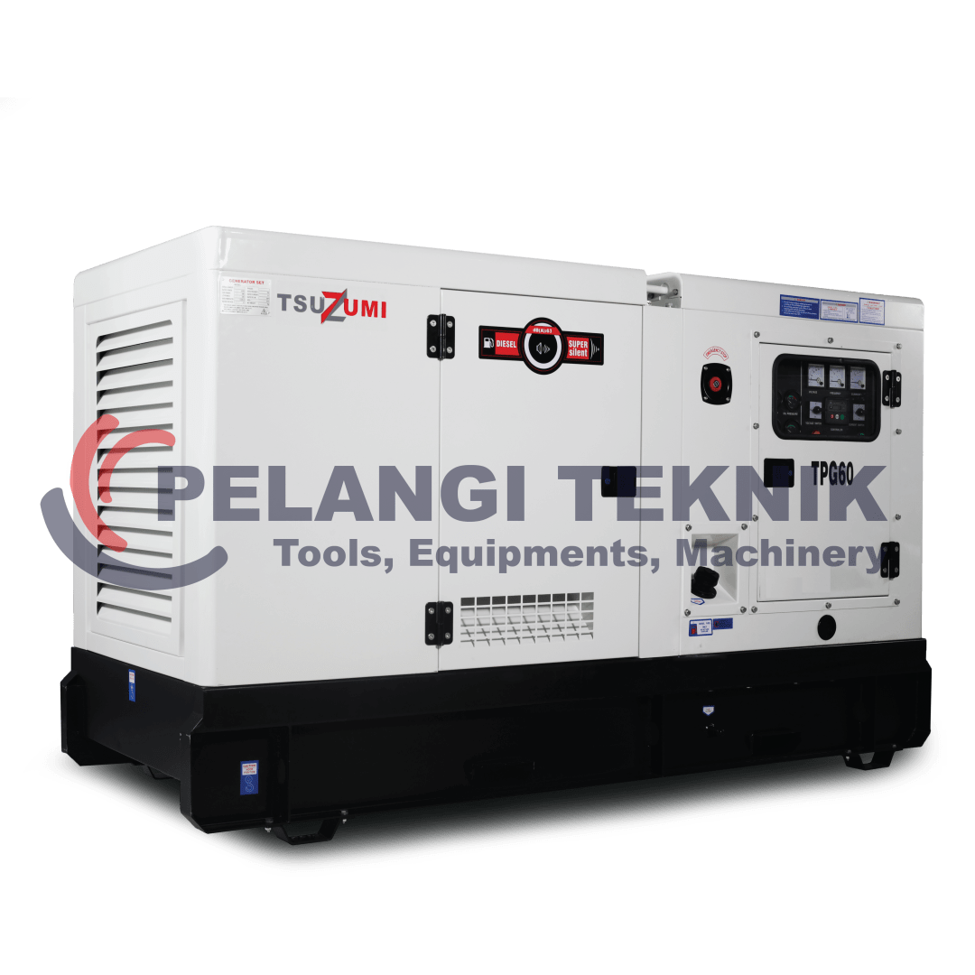 Genset Silent Diesel 60 Kva Tsuzumi TPG 60 Kva - Pelangi Teknik