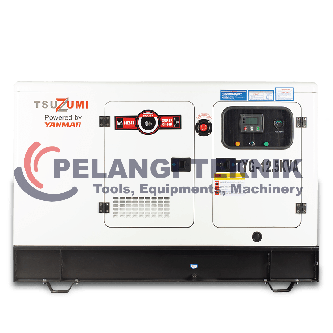 Genset Silent Diesel 12,5 Kva Tsuzumi TYG 12,5 kva - Pelangi Teknik