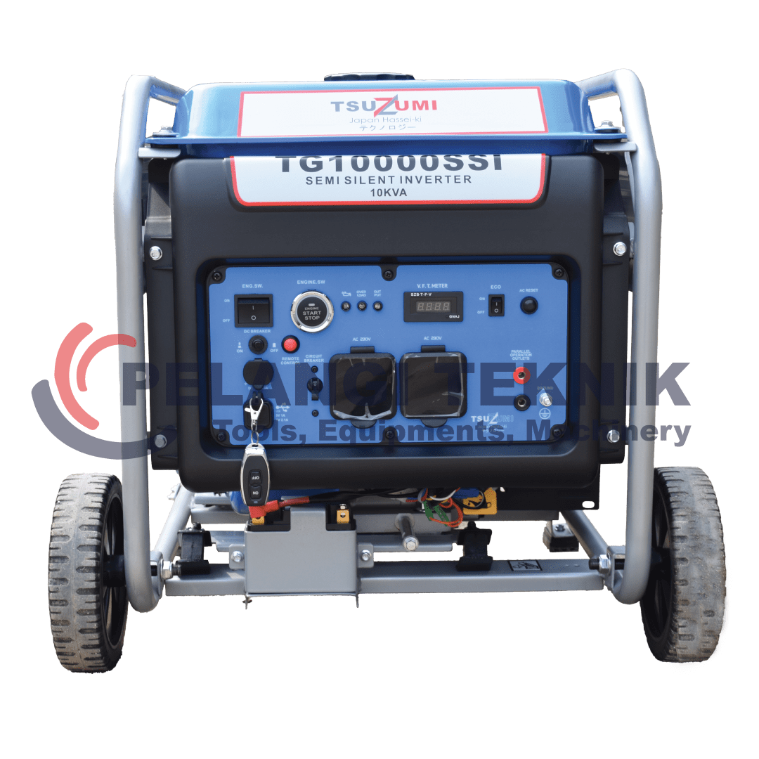 Genset semi silent inveretr 10 kva 8000 watt Tsuzumi TG 10000 SSI - Pelangi Teknik