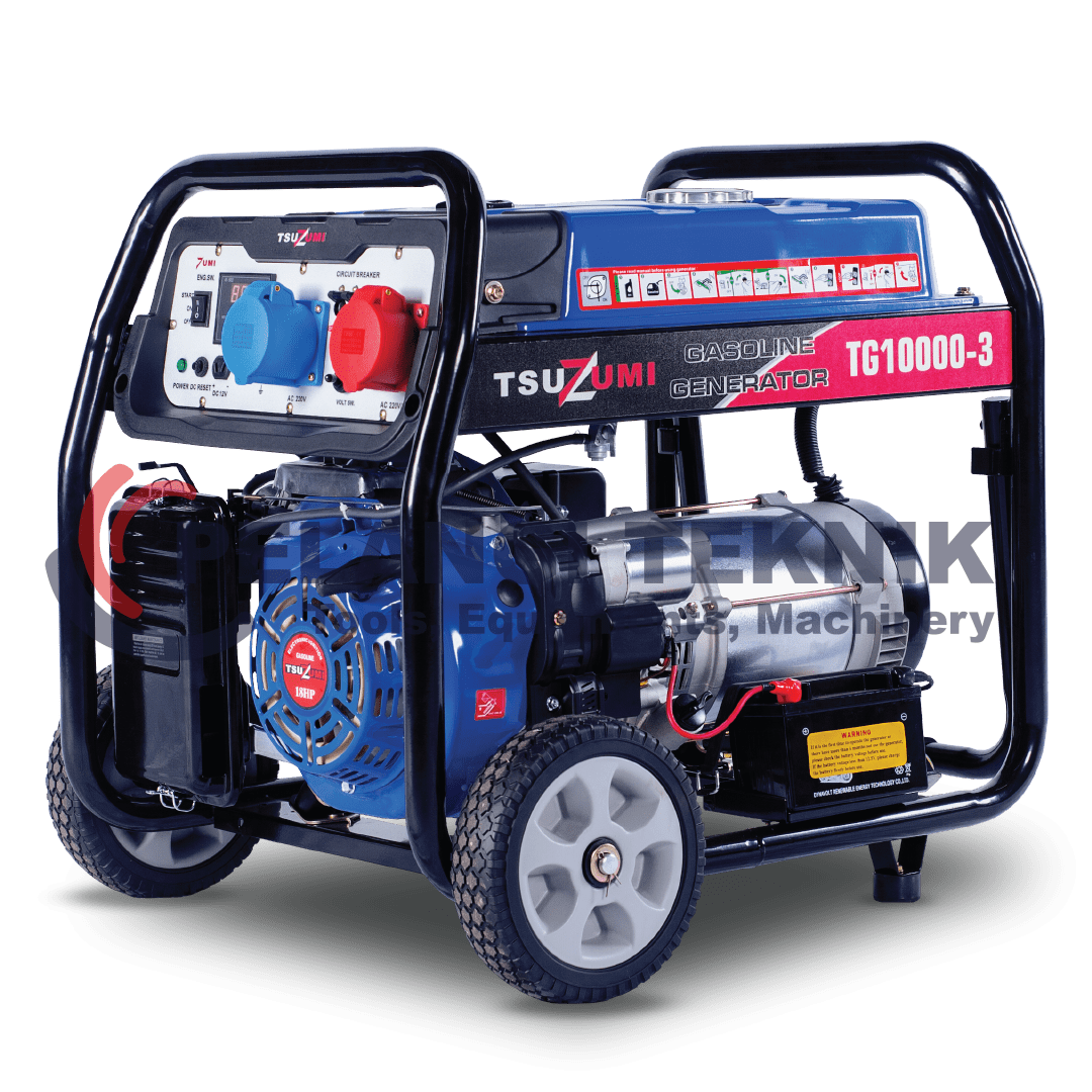 Genset 10 Kva 3 Phase Bensin Tsuzumi TG 10000-3 - Pelangi Teknik