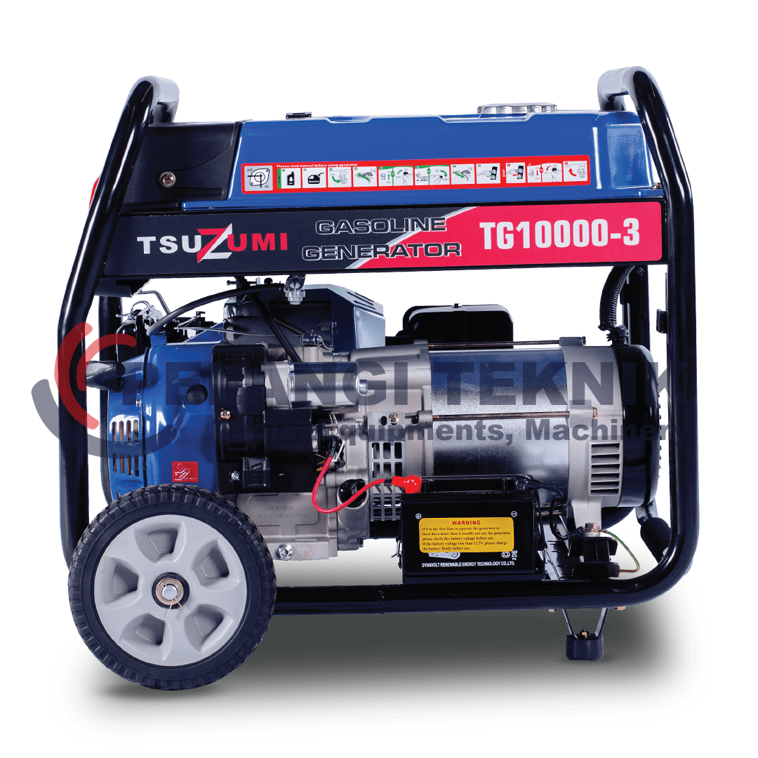 Genset 10 Kva 3 Phase Bensin Tsuzumi TG 10000-3 - Pelangi Teknik