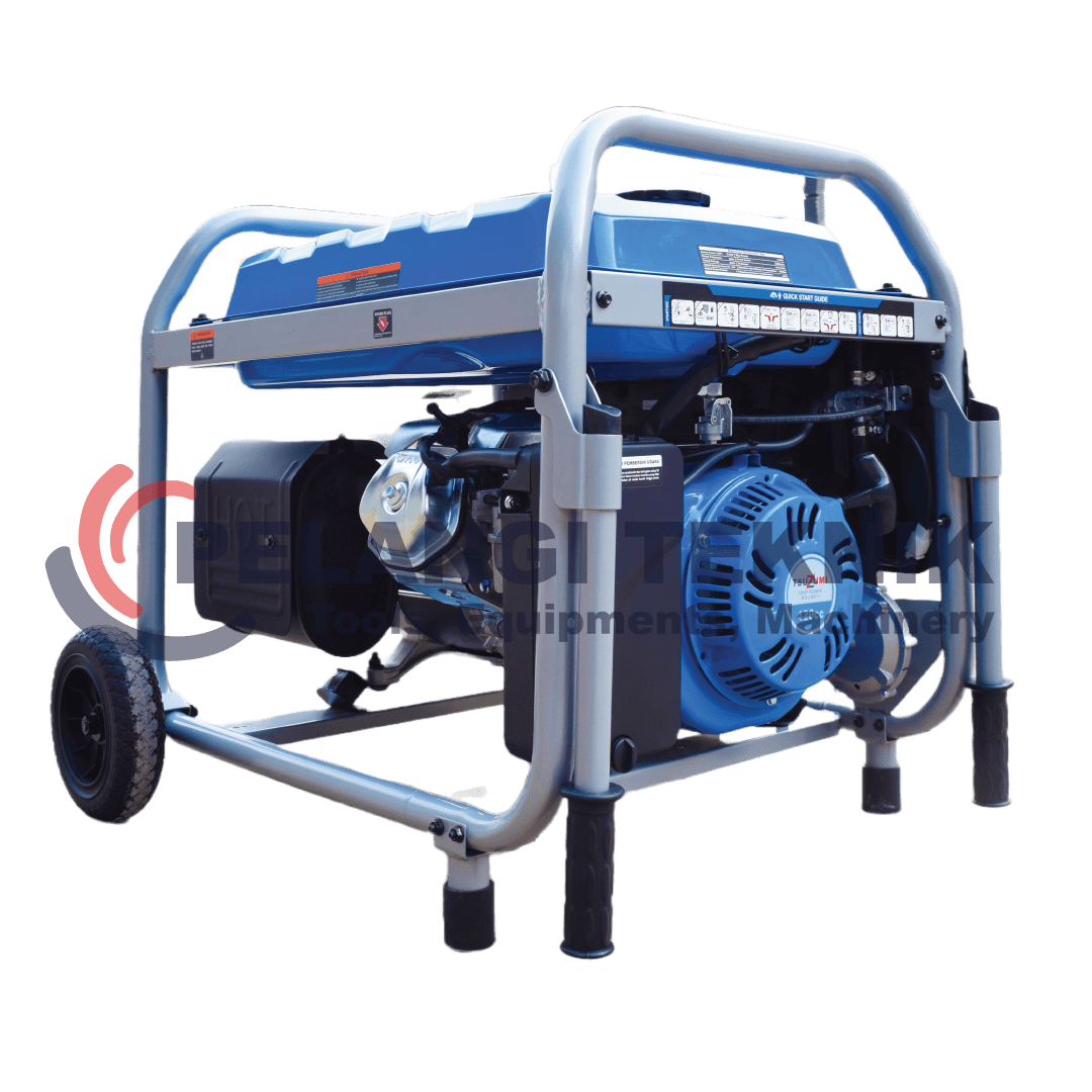 Genset 5000 watt 1 phase Bensin & Lpg Tsuzumi TG 7800DF - Pelangi Teknik