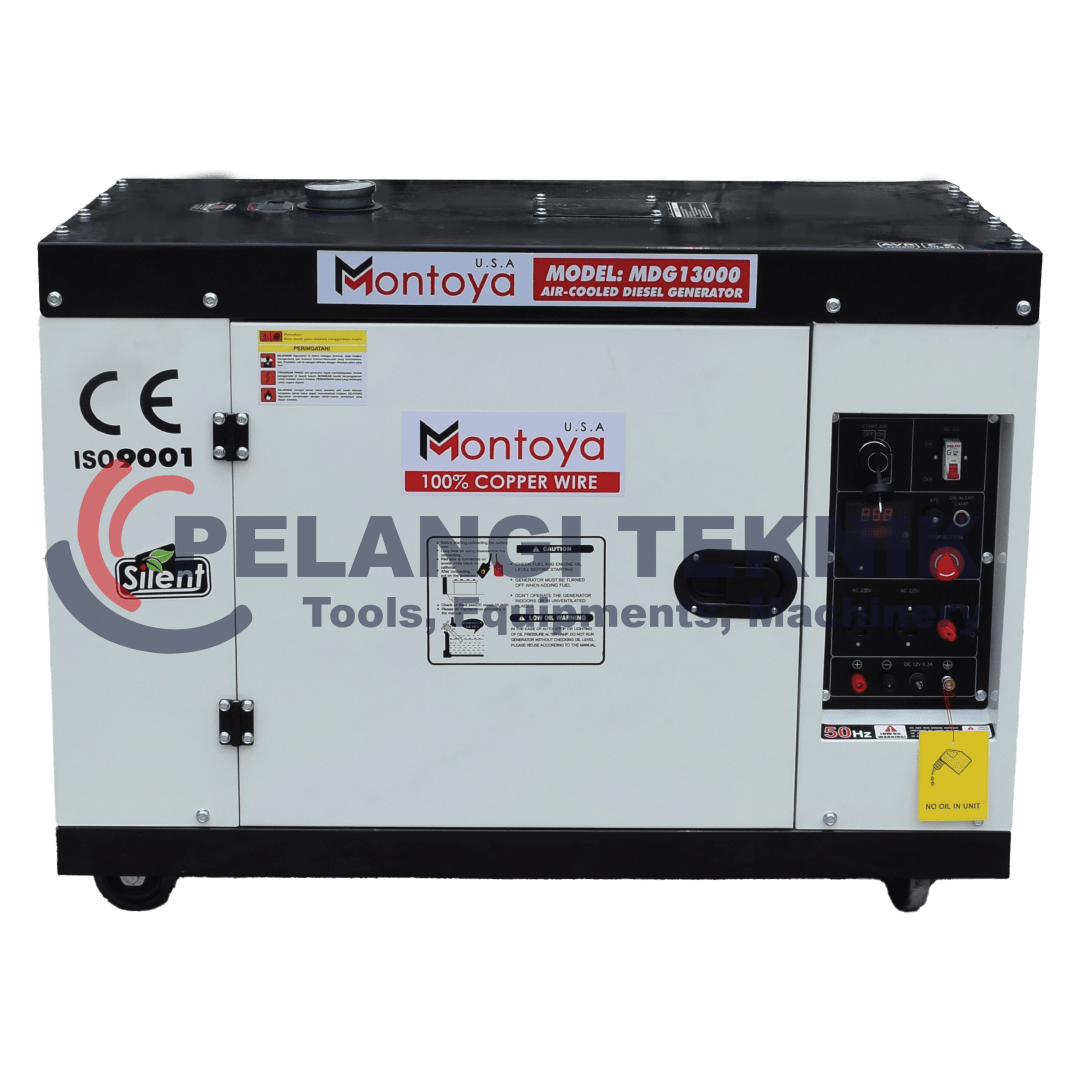 Genset Silent Diesel 12 Kva Montoya MDG 13000 - Pelangi Teknik
