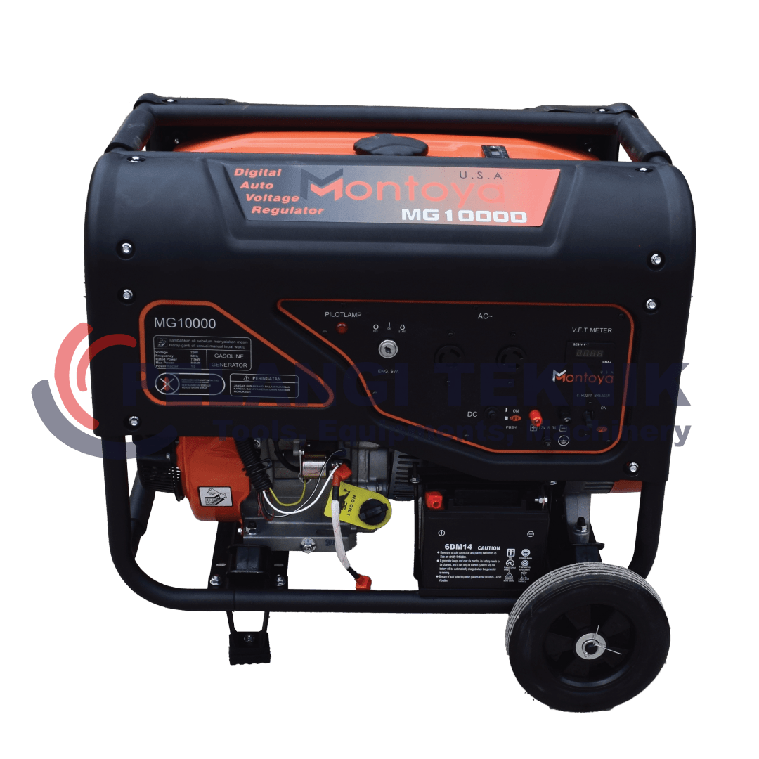 Genset Bensin 10 Kva 8000 watt 1 Phase Montoya MG 10000 - Pelangi Teknik