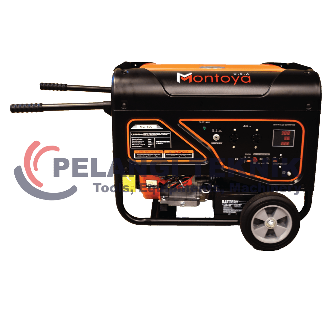 Genset 5000 5500 watt Genset Open Bensin Montoya MG7500 - Pelangi Teknik