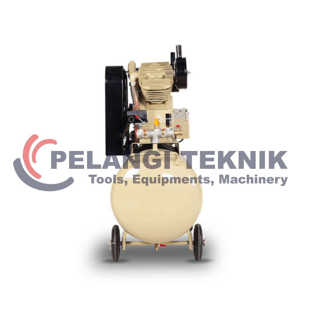 Kompresor angin 3 hp Montoya D-0.28/8 + Dinamo 3 hp 3 phase FAW 100% Full Tembaga - Pelangi Teknik