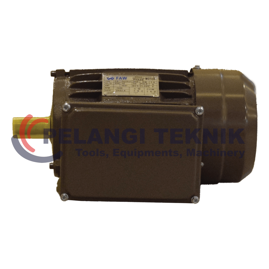 Dinamo Elektromotor FAW 2 HP 1 Phase Full Tembaga 100% - Pelangi Teknik