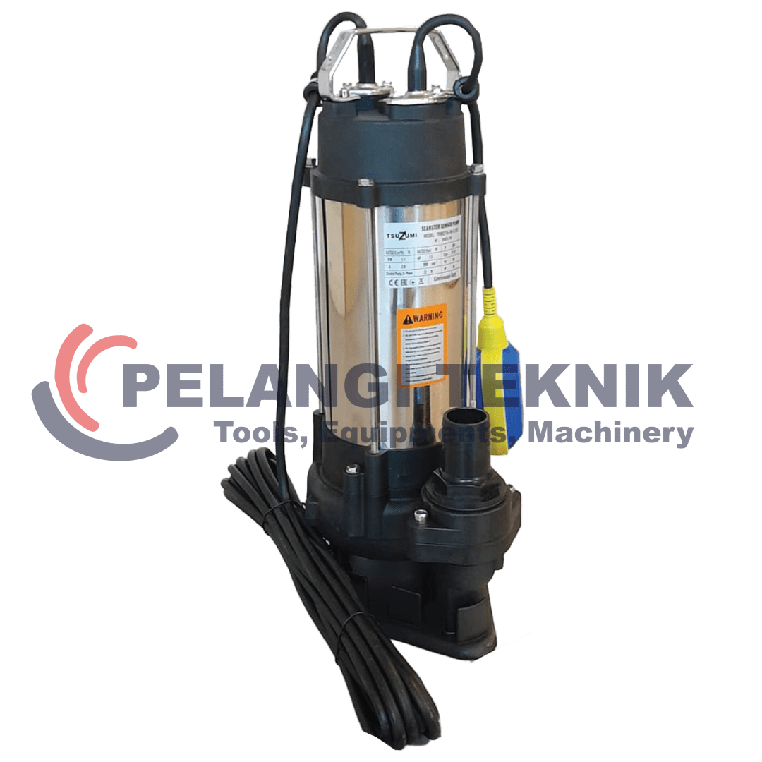 Pompa Celup 2 Inch 1 Phase Submersible Pump air laut Tsuzumi TSW2/15-10-1.1 - Pelangi Teknik