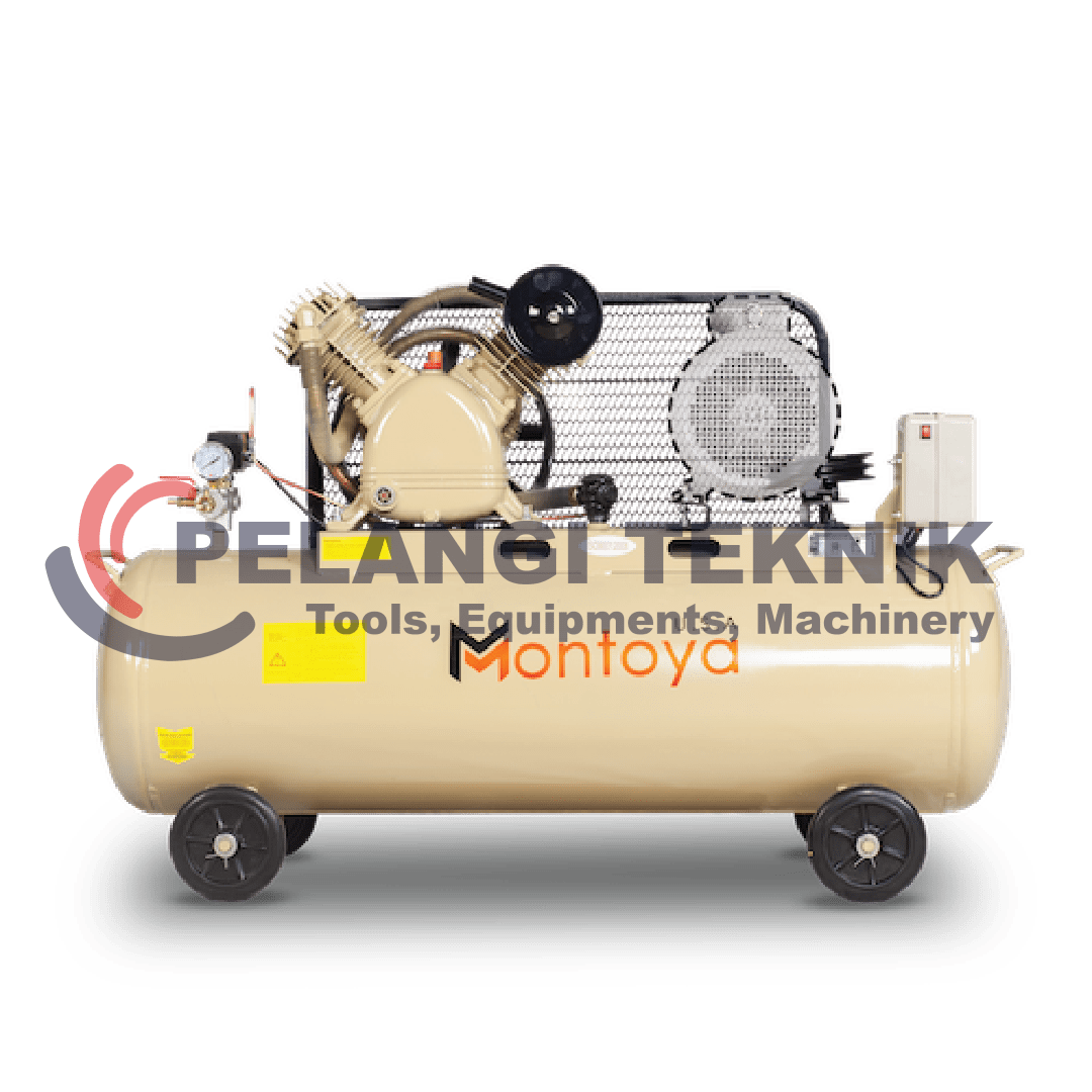 Kompresor 5 hp 12 bar D-0.44/12.5 + Dinamo 5 hp 3 phase - Pelangi Teknik