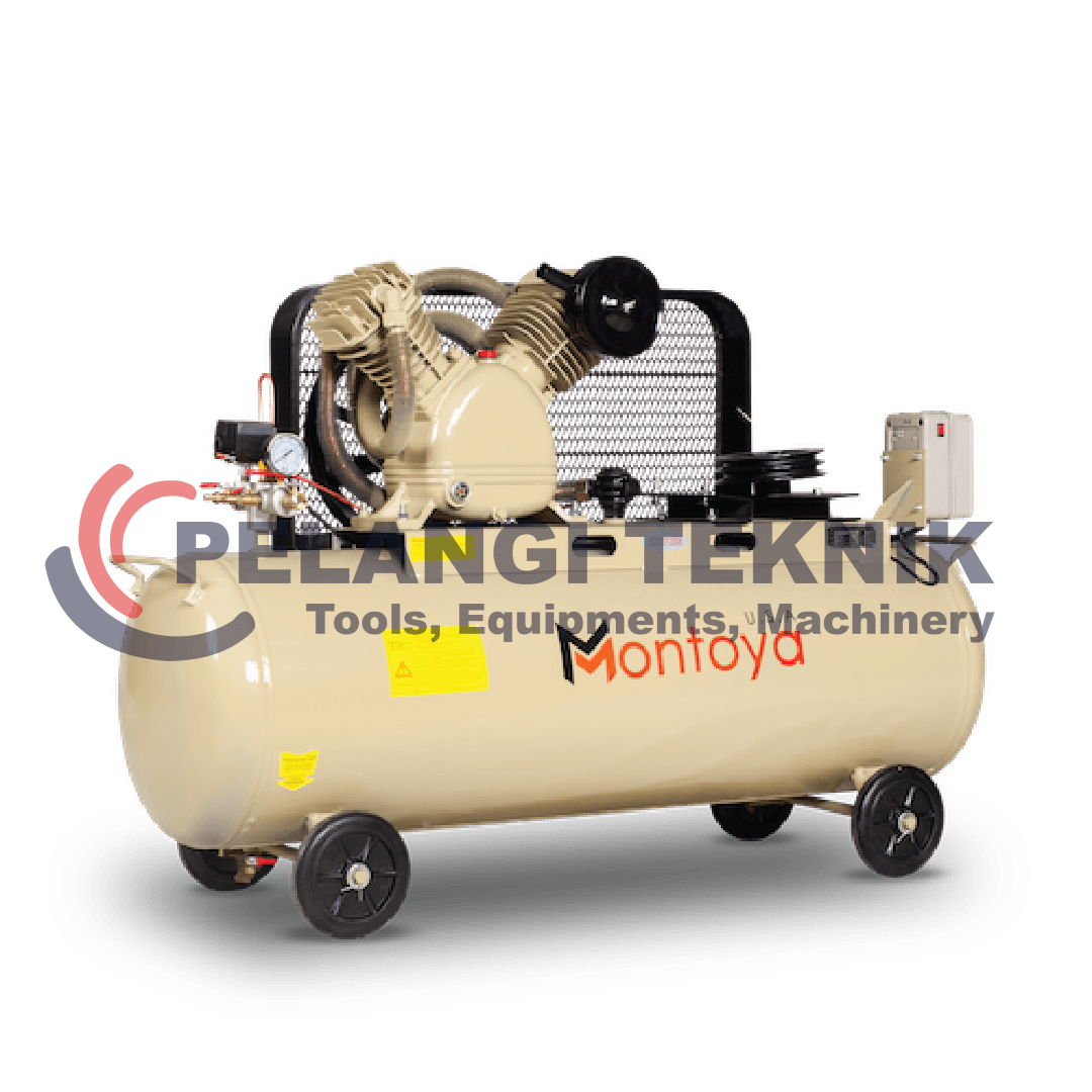 Kompresor 5 hp 12 bar D-0.44/12.5 + Dinamo 5 hp 3 phase - Pelangi Teknik