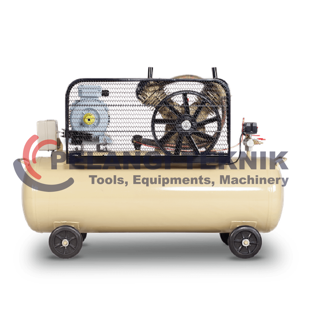 Kompresor 5 hp 8 bar D-0.52/8 + Dinamo 5 hp 3 phase - Pelangi Teknik
