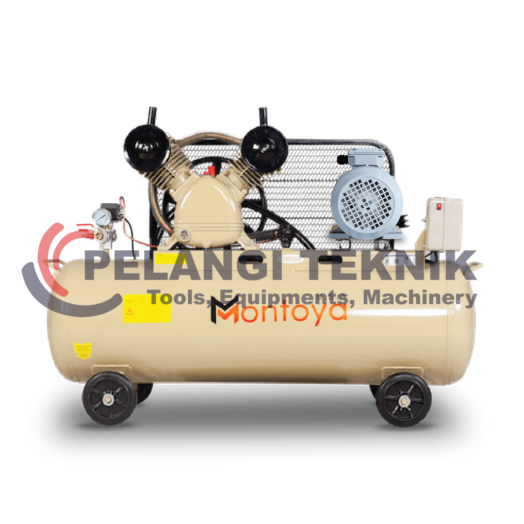 Kompresor 5 hp 8 bar D-0.52/8 + Dinamo 5 hp 3 phase - Pelangi Teknik
