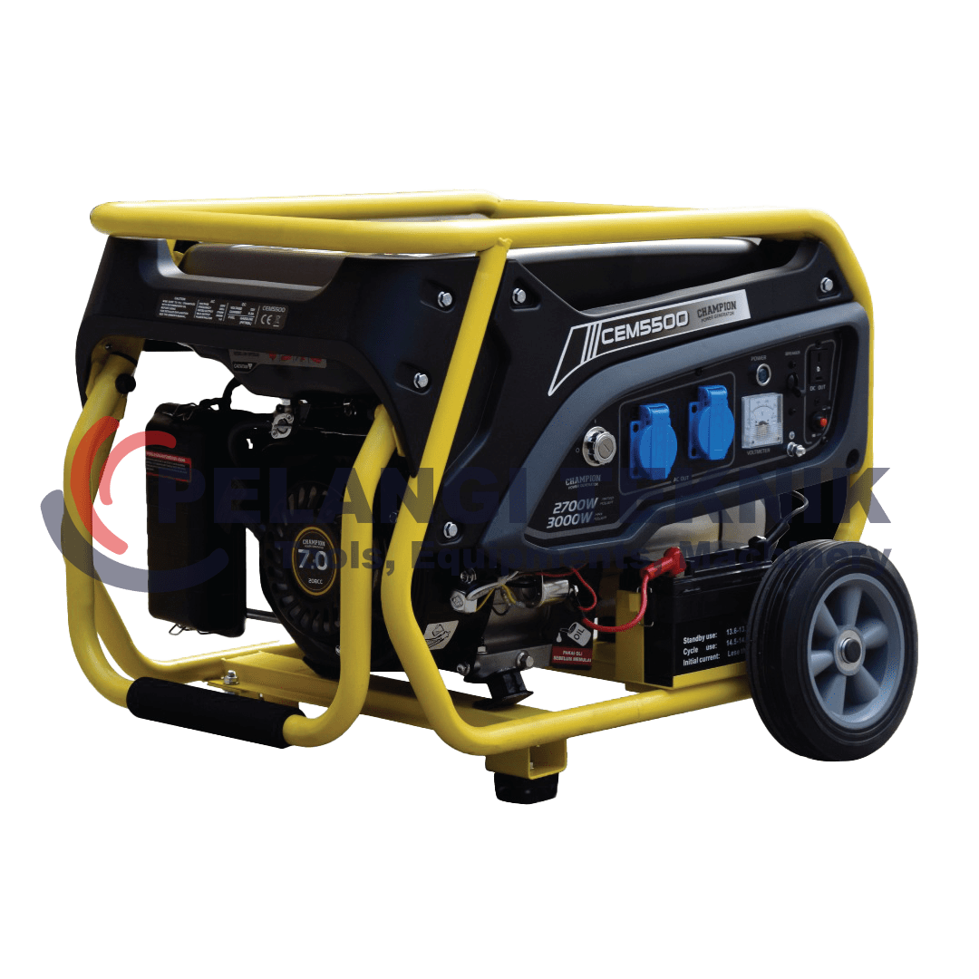Genset Open 6000 Watt Bensin Champion CEM 8500 - Pelangi Teknik