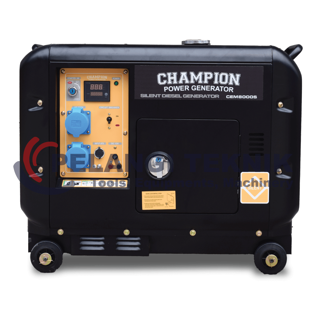 Genset Silent 5 KVA Champion CEM 8000S - Pelangi Teknik